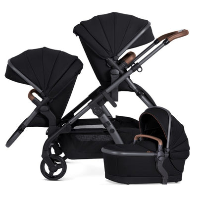Carrinho Silver Cross Wave 3 Completo Assento + Moisés + Assento Tandem - Licorice
