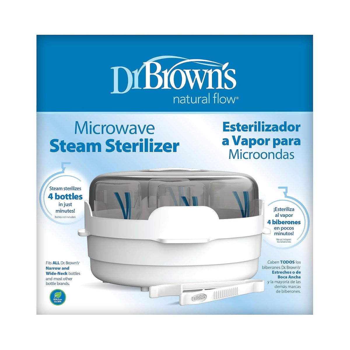 Esterilizador a Vapor Para Mamadeiras Dr. Brown's Baby Micro-ondas