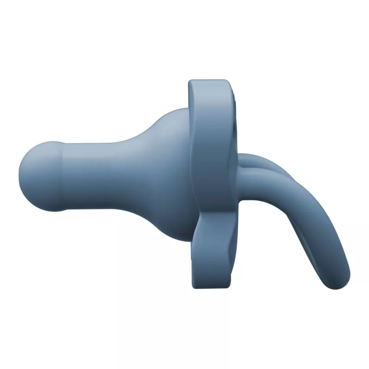 Chupeta HappyPaci 100% silicone Dr. Brown's - 0-6 meses - pacote com 3 - Azul/Branco/Azul claro