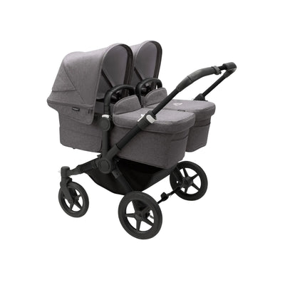 Carrinho de bebê duplo Bugaboo Donkey 5 - All Grey Melange/Black Chassis