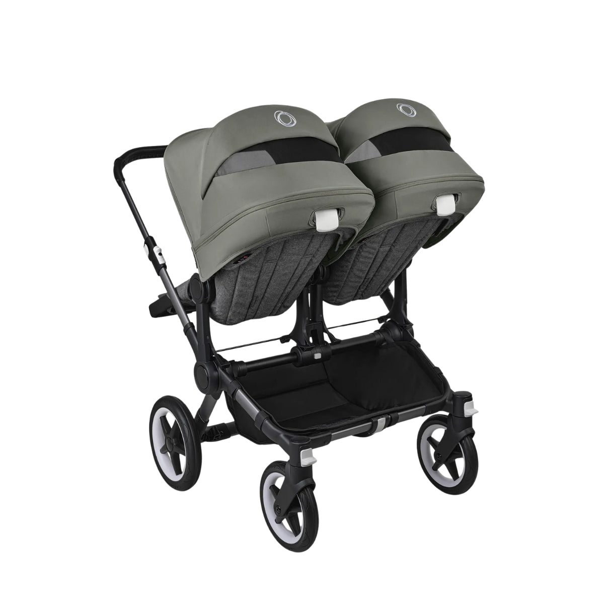 Carrinho de bebê duplo Bugaboo Donkey 5 - Forest Green/Graphite Chassis
