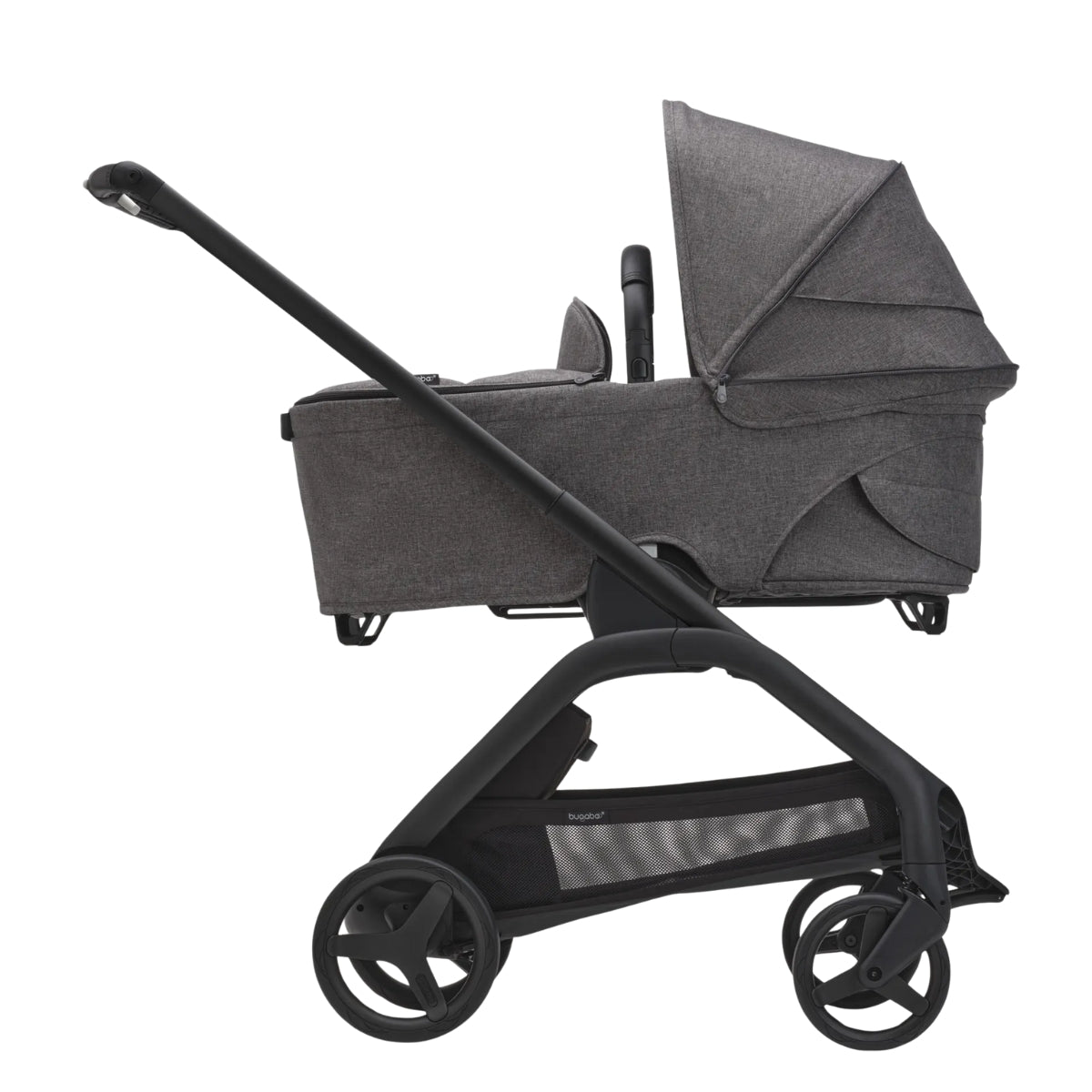 Carrinho de bebê 2 em 1 Bugaboo Dragonfly - All Grey Melange/Frame Black