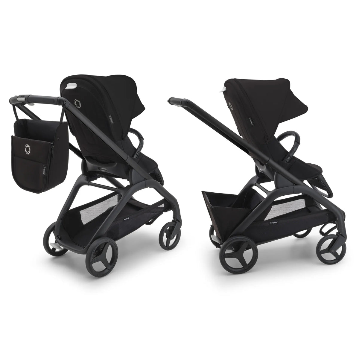 Carrinho de bebê 2 em 1 Bugaboo Dragonfly - All Grey Melange/Frame Black