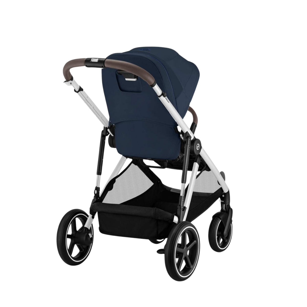 Carrinho De Bebê Cybex Gazelle S Ocean Blue (Silver Frame)