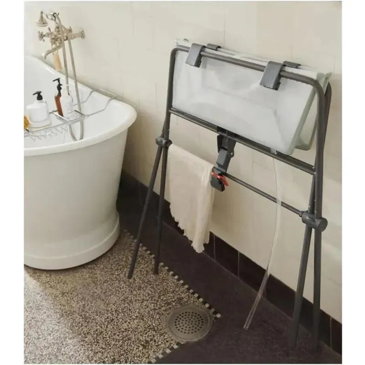 Suporte de banho Flexi Stokke - Cinza