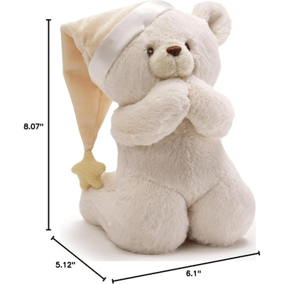Urso de pelúcia musical Baby GUND Prayer, bicho de pelúcia
