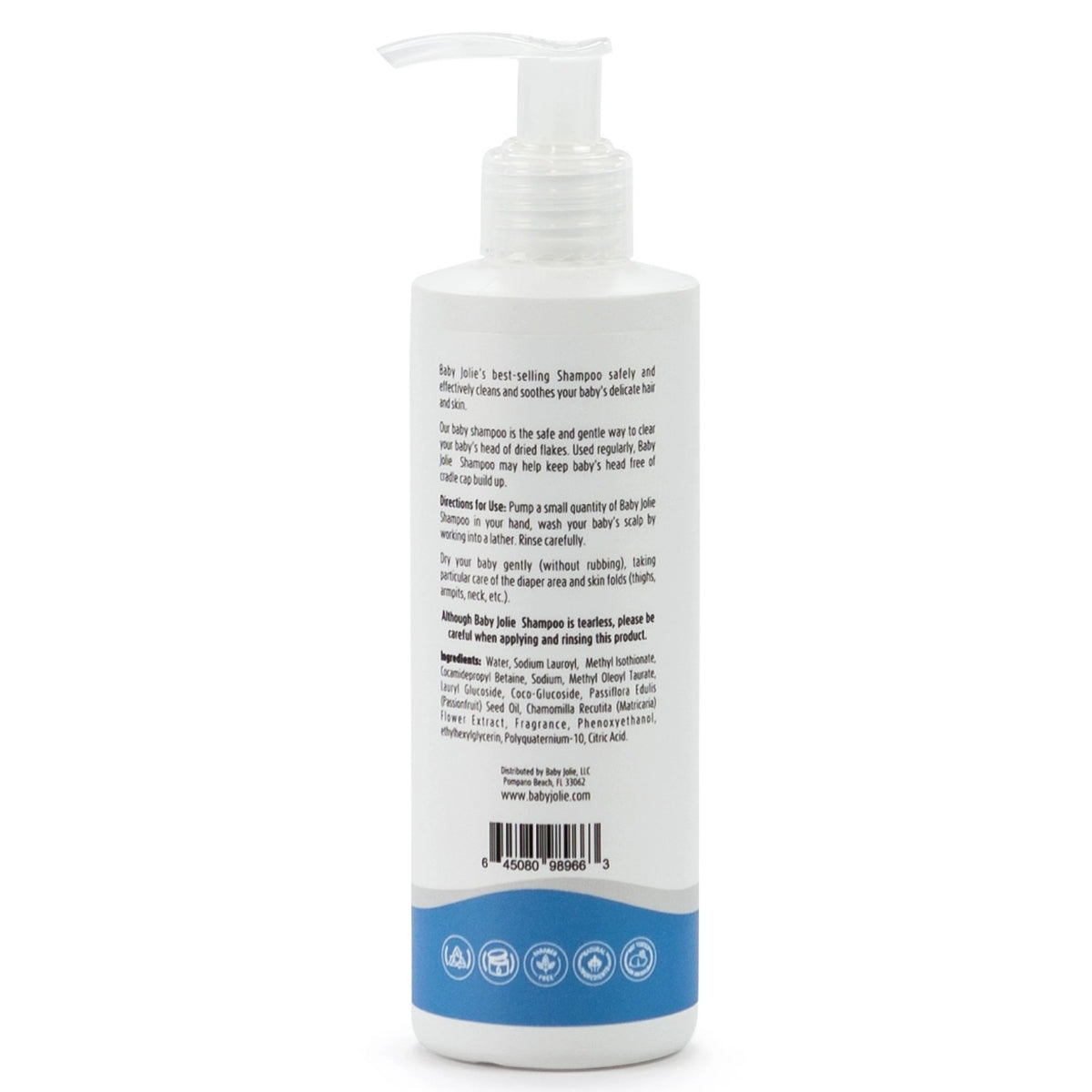 Shampoo Baby Jolie sem Lágrimas para Bebês 7,5 Oz