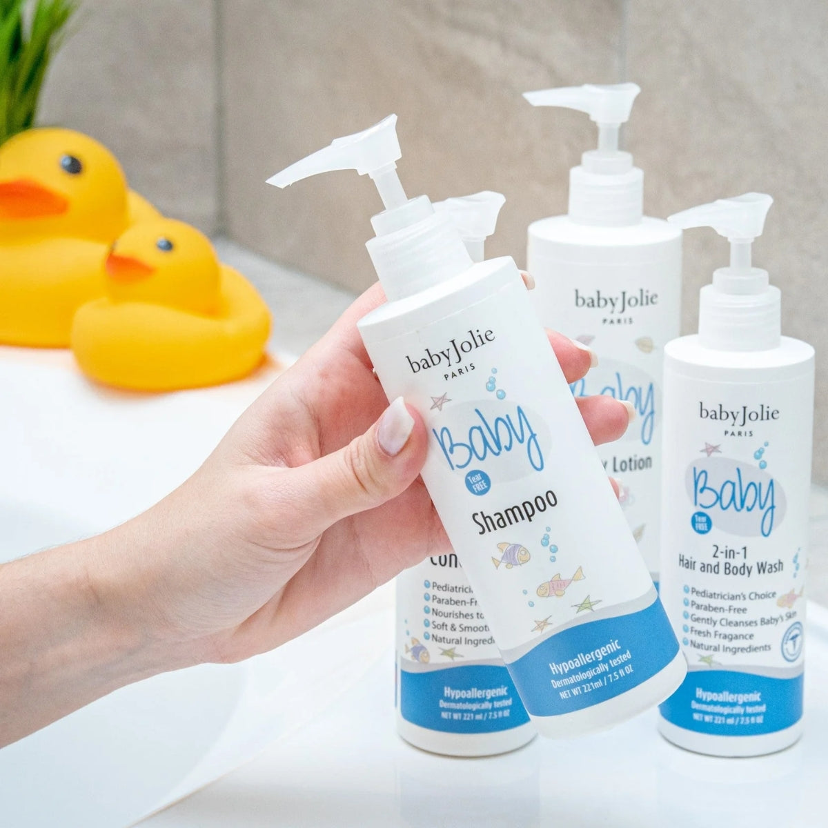 Shampoo Baby Jolie sem Lágrimas para Bebês 7,5 Oz