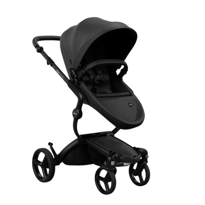 Carrinho de Bebê Mima Xari Max Preto Com Estrutura e Assento Preto
