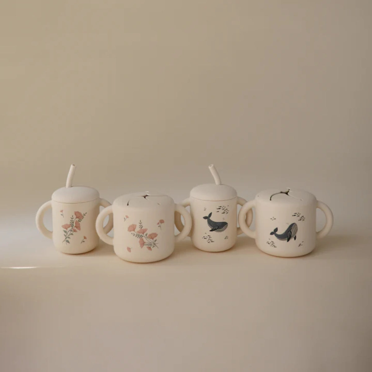 Porta Snack Infantil Mushie Whales