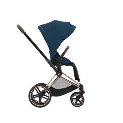 Carrinho de bebê Cybex Priam 4 Complete Rose Gold Mountain Blue