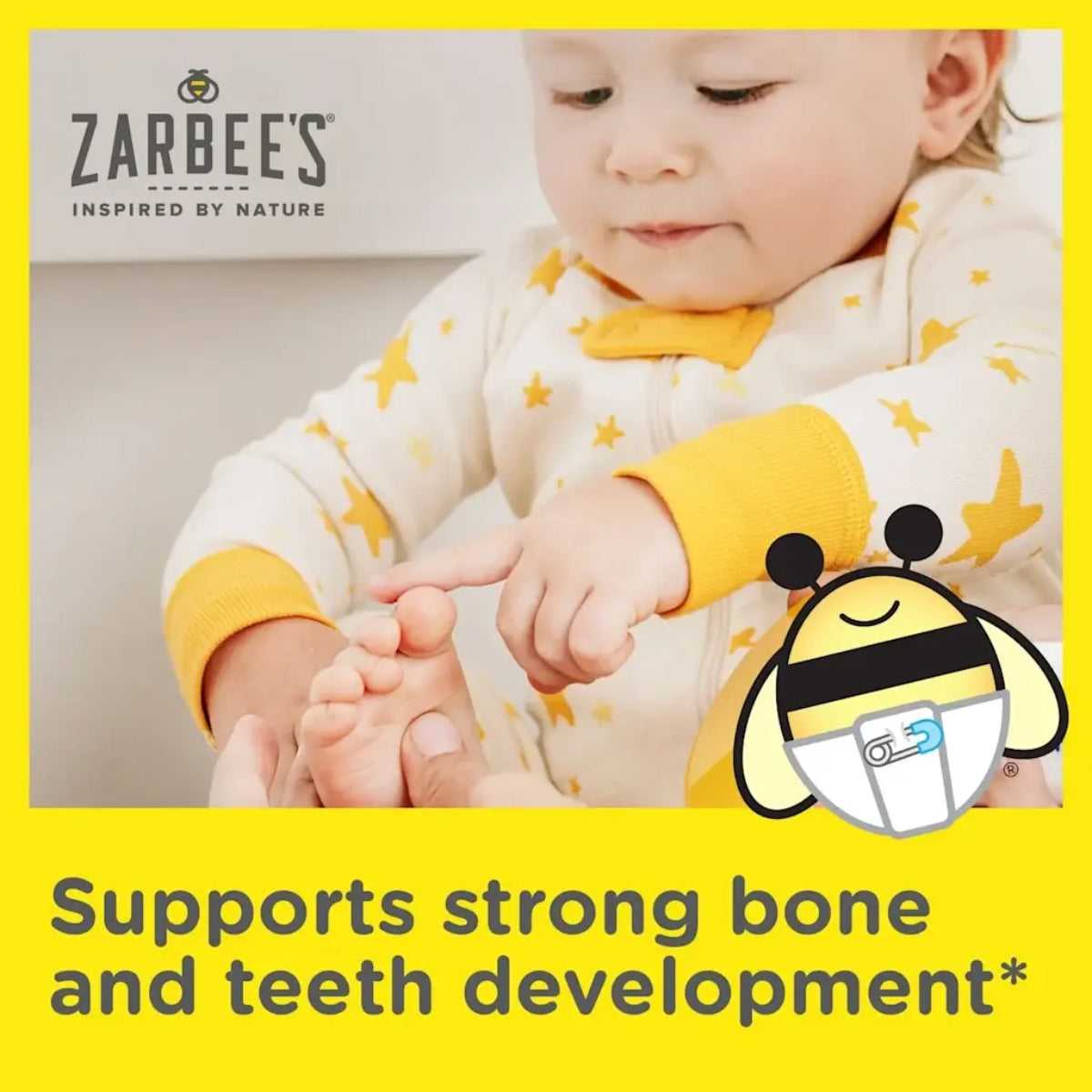 Suplemento de Vitamina D Infantil Zarbee's 0M+