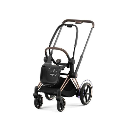 Estrutura do carrinho Cybex E-Priam 2 - ouro rosa/marrom