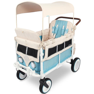 Wonderfold VW4 Edition Quad Stroller in Bondi Blue