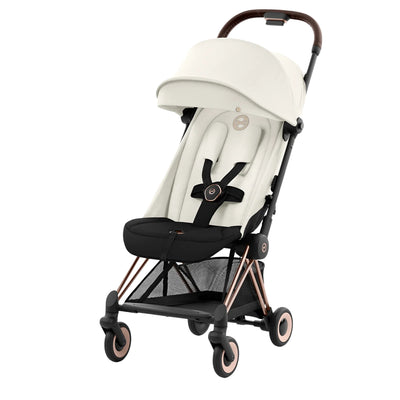 Carrinho De Bebê Cybex Coya Rosegold Off White