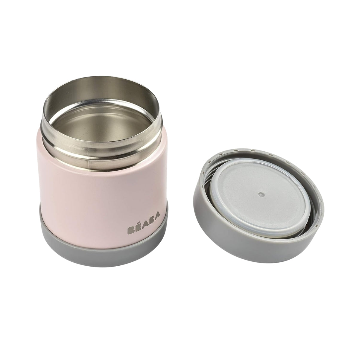 Jarra de aço inoxidável Beaba de 10 oz - Rosa