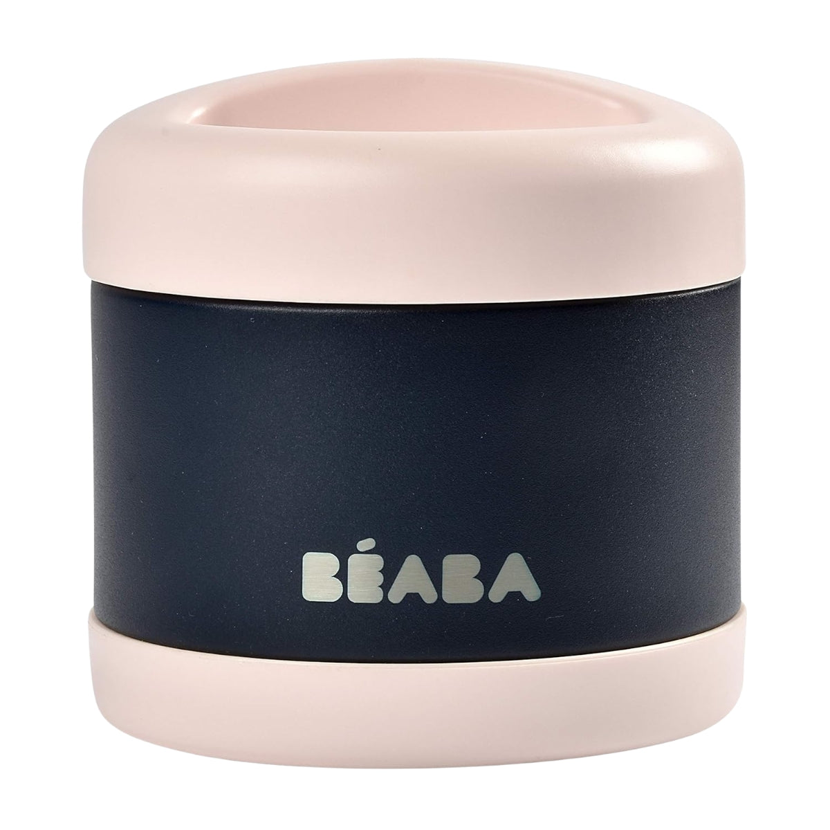 Beaba - Jarra de aço inoxidável de 16 onças, meia-noite