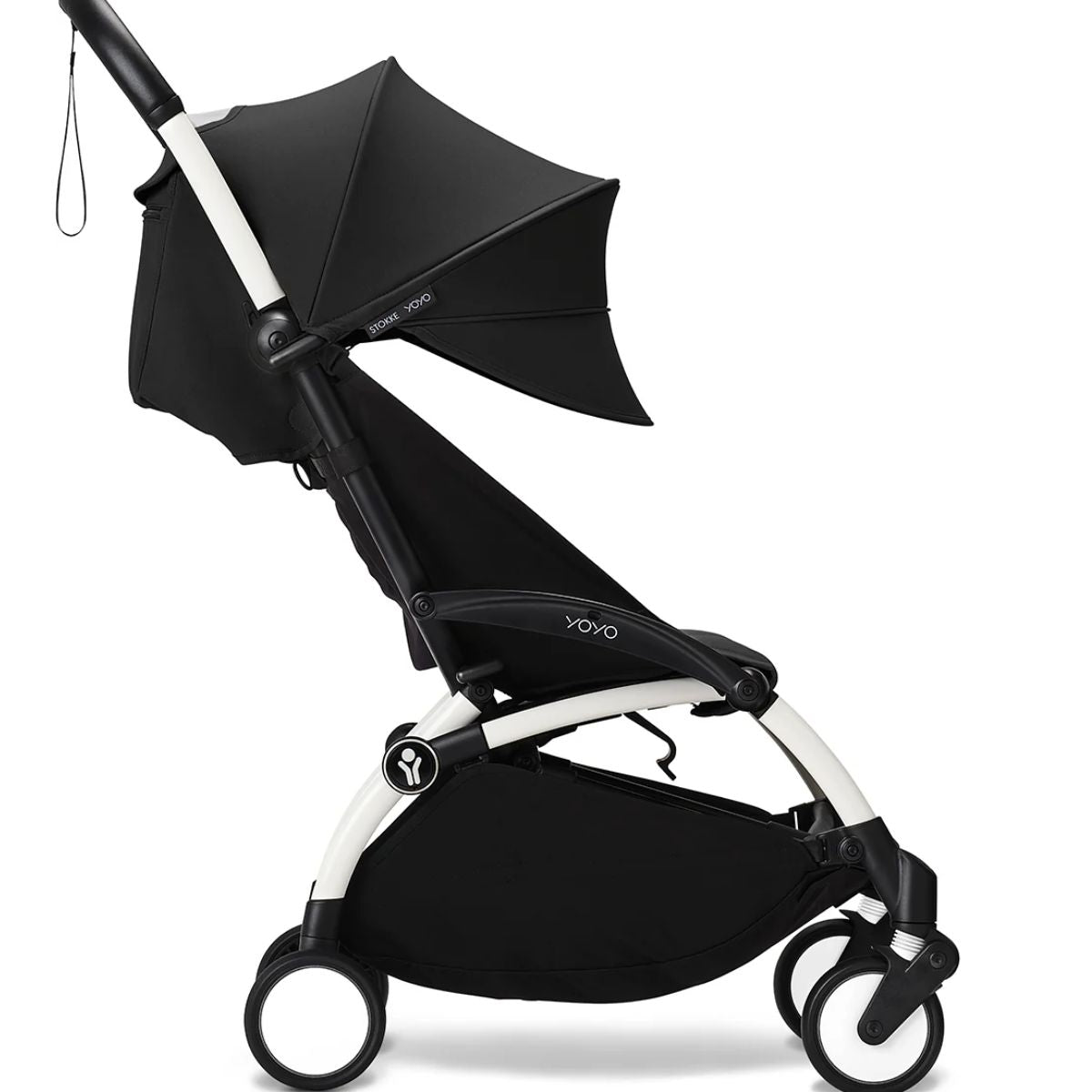 Stokke YOYO³ Stroller - Black On White