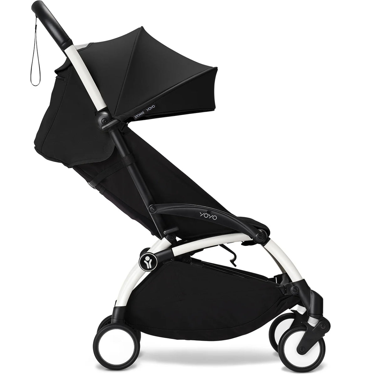 Stokke YOYO³ Stroller - Black On White
