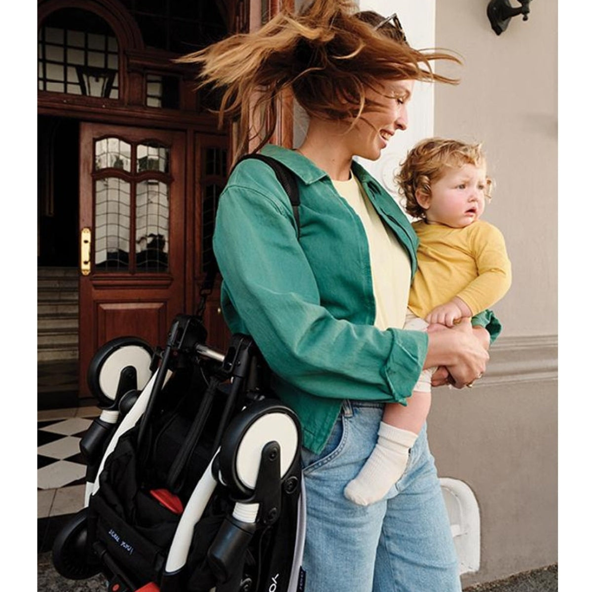 Stokke YOYO³ Stroller - Black On White