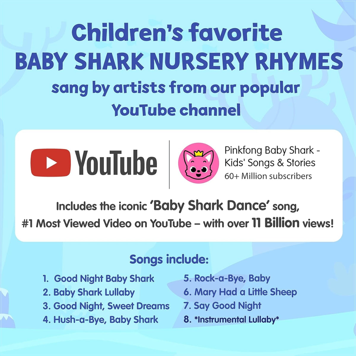 Pinkfong 10 Button Sound Book - Baby Shark Bedtime
