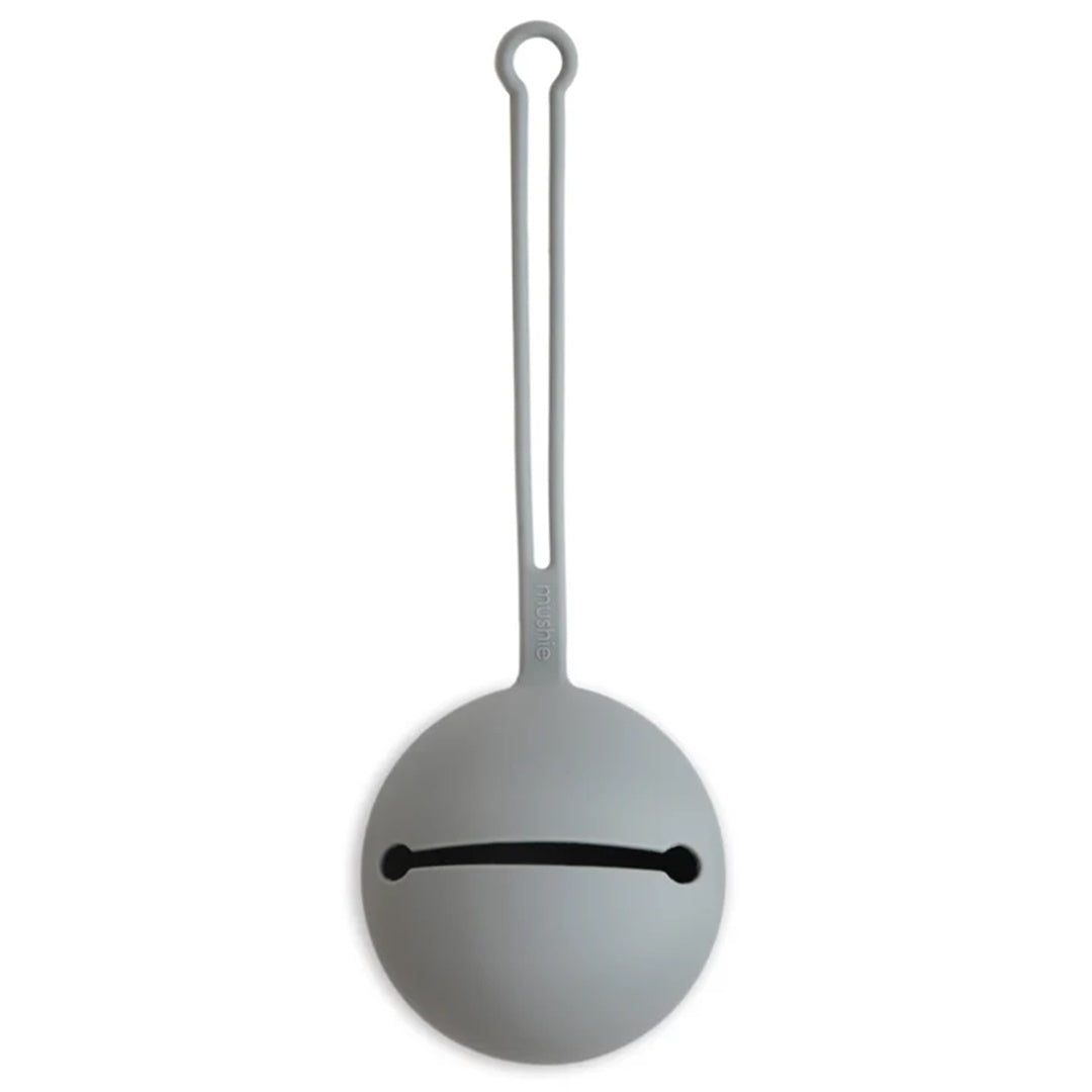 Mushie Silicone Pacifier Holder Case (Stone)