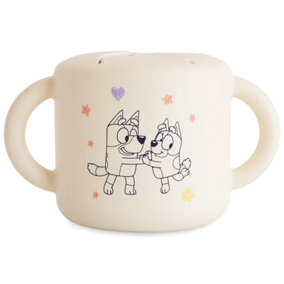 Copo para lanche Mushie Bluey Ivory