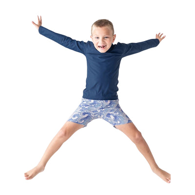 Rugged Butts Long Sleeve Rash Guard - Navy - 5
