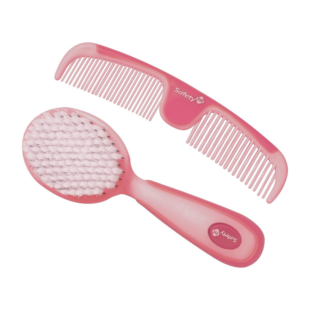 Safety 1st Easy Grip Brush & Comb - Pink