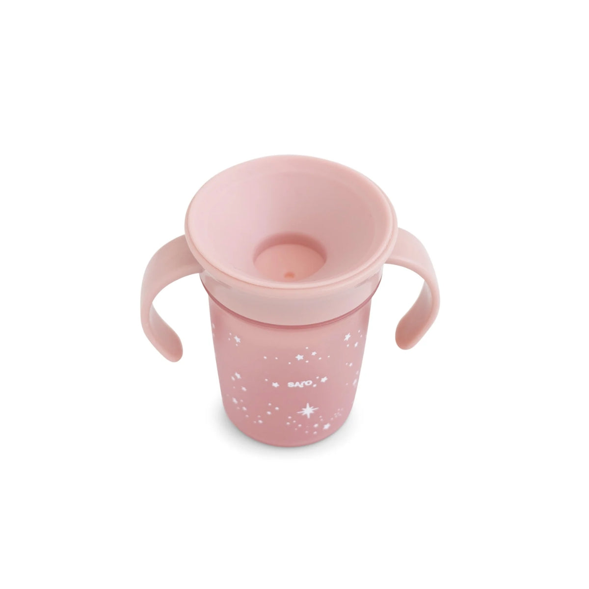 Saro Amazing Cup 360° Spill-Proof Training Cup, Pink, 225 ml