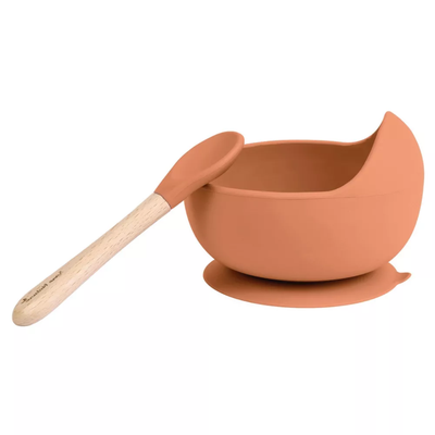 Saro Nordic Wave Bowl Feeding Set - Copper