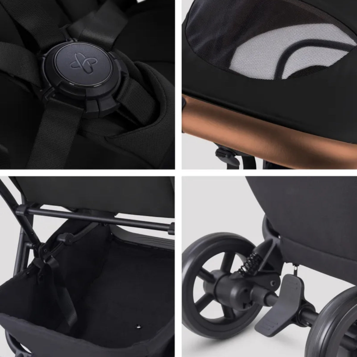 Silver Cross Nia Compact Travel Stroller - Onyx