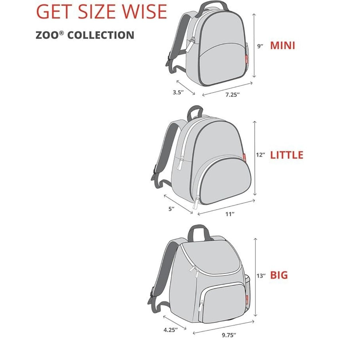 Skip Hop Big Kid Backpack - Pug