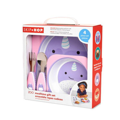 Skip Hop Zoo Mealtime Gift Set Narwhal