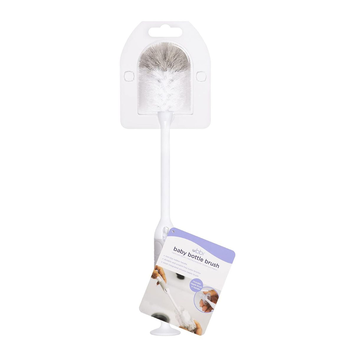 Ubbi Baby Bottle Brush - Gray
