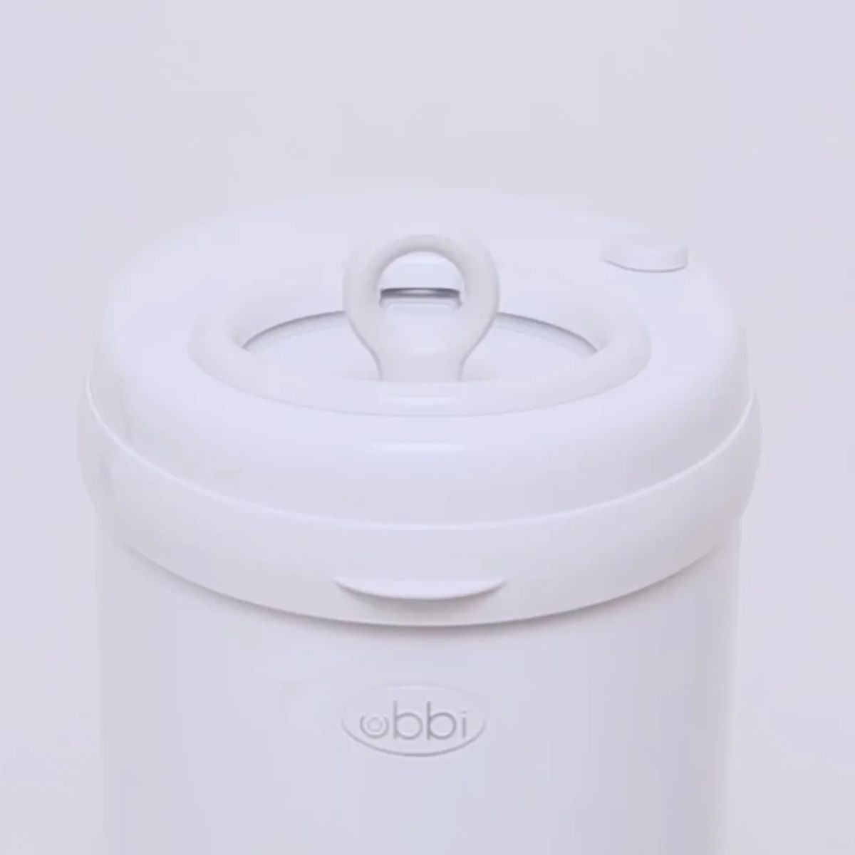 Lixeira Para Fraldas Ubbi em Aço Inoxidável Taupe