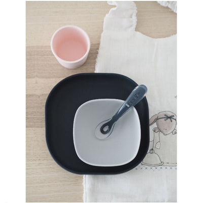 Beaba - Conjunto de Refeição de Silicone 4Pk, Midnight