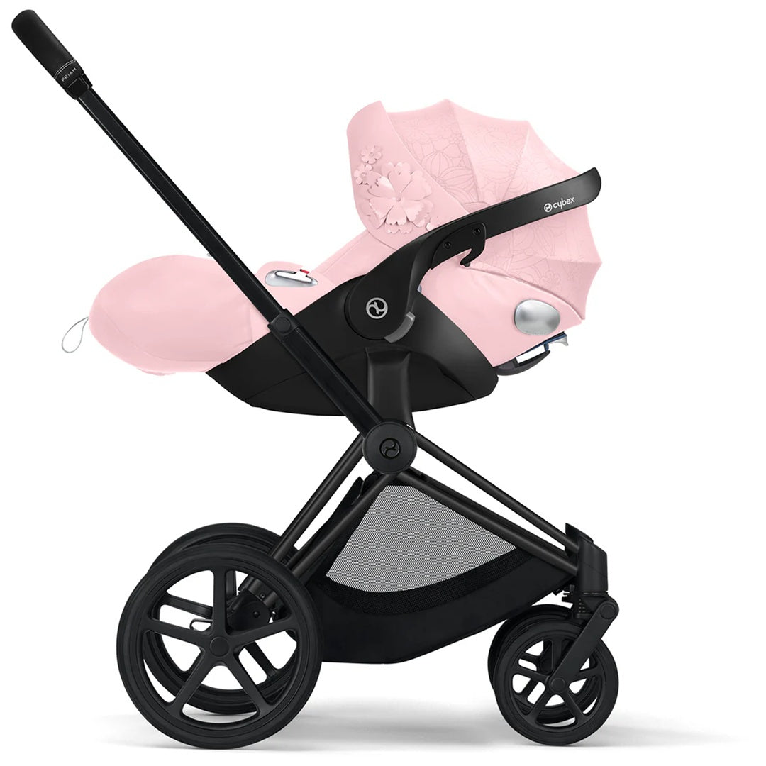 Cybex Cloud Q SensorSafe Infant Car Seat Simply Flowers Pink