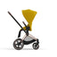 Cybex Priam 4 Stroller - Rose Gold/Brown Frame and Mustard Yellow Seat Pack