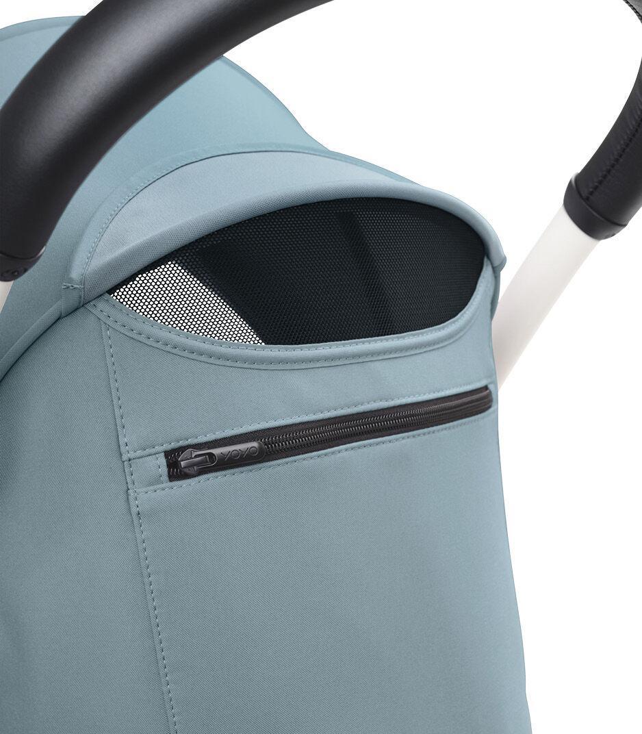 Stokke YOYO³ Stroller - Aqua On White - Luna Baby Store Miami