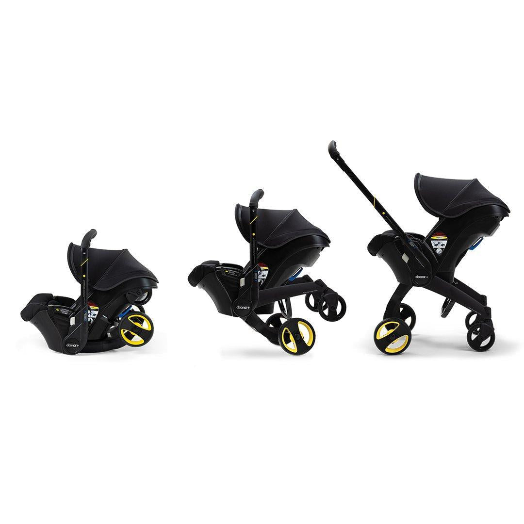 Doona Infant Car Seat Stroller - Midnight Edition on Luna Baby Store Miami