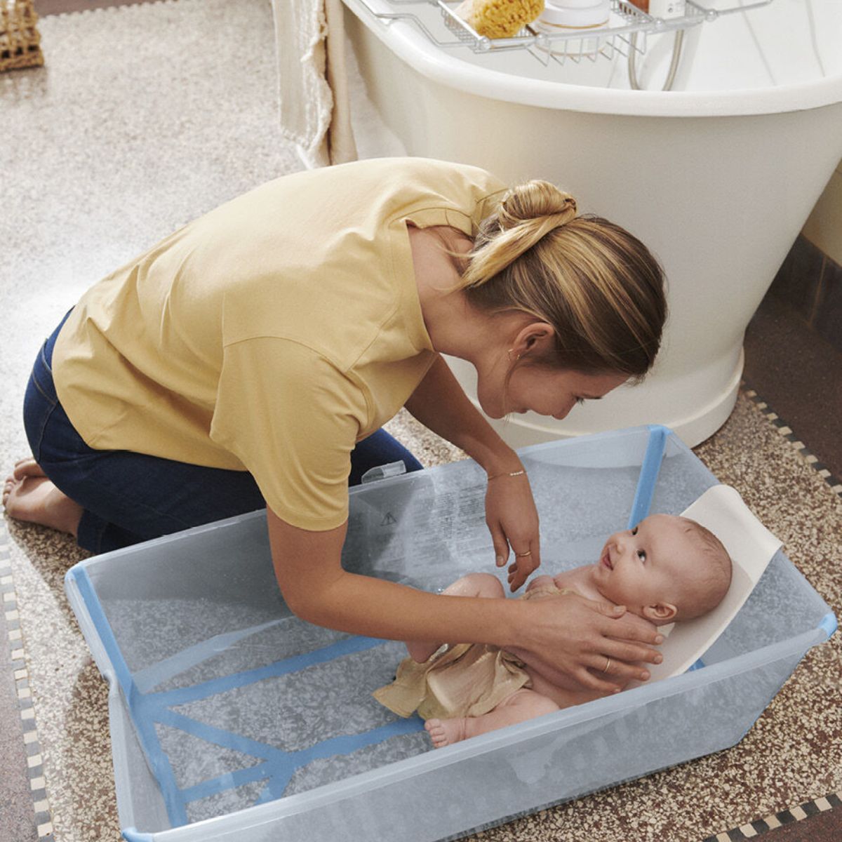 Stokke Flexi Bath X-Large Bundle - Ocean Blue