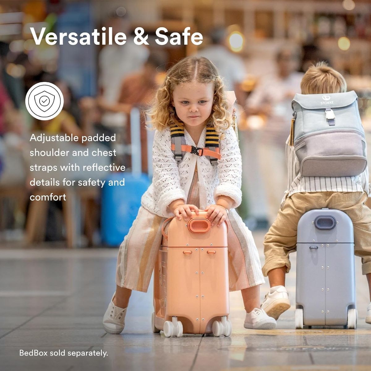 Stokke JetKids BackPack - Coral Pink on Luna Baby Store Miami