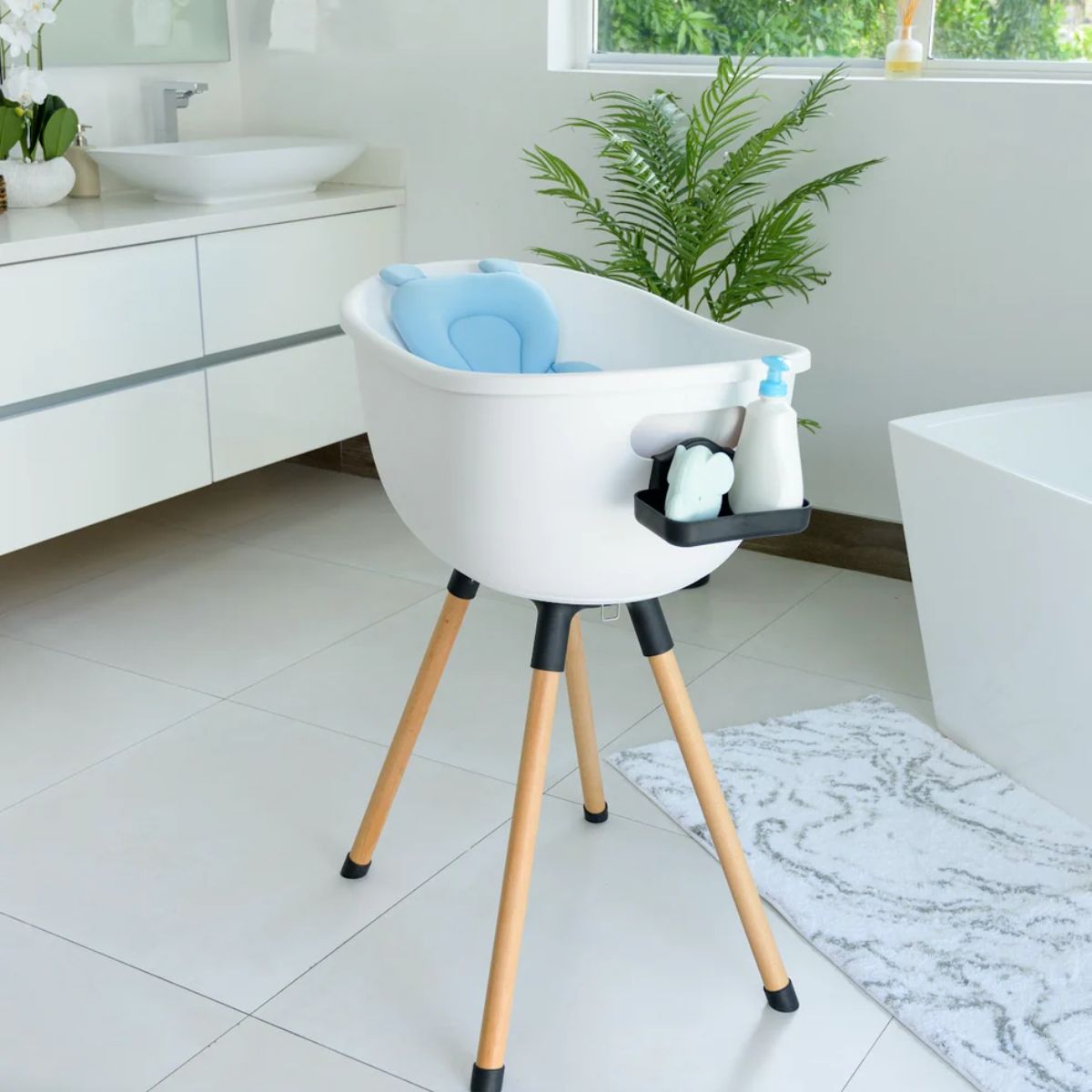 Babu Bath Babu Pillow - Sky Blue