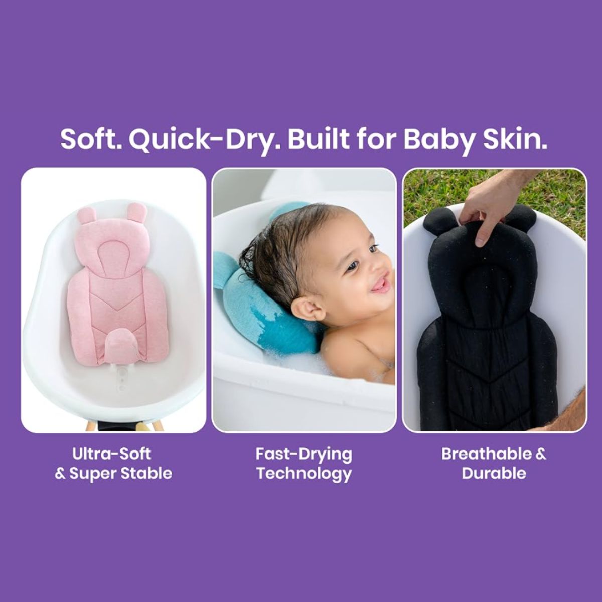 Babu Bath Babu Pillow - Petal Pink