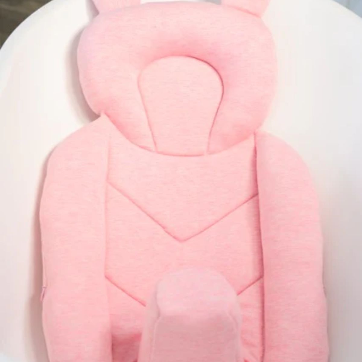 Babu Bath Babu Pillow - Petal Pink on Luna Baby Store Miami