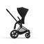 Cybex Priam 4 Stroller - Matte Black/Black Frame and Deep Black Seat Pack