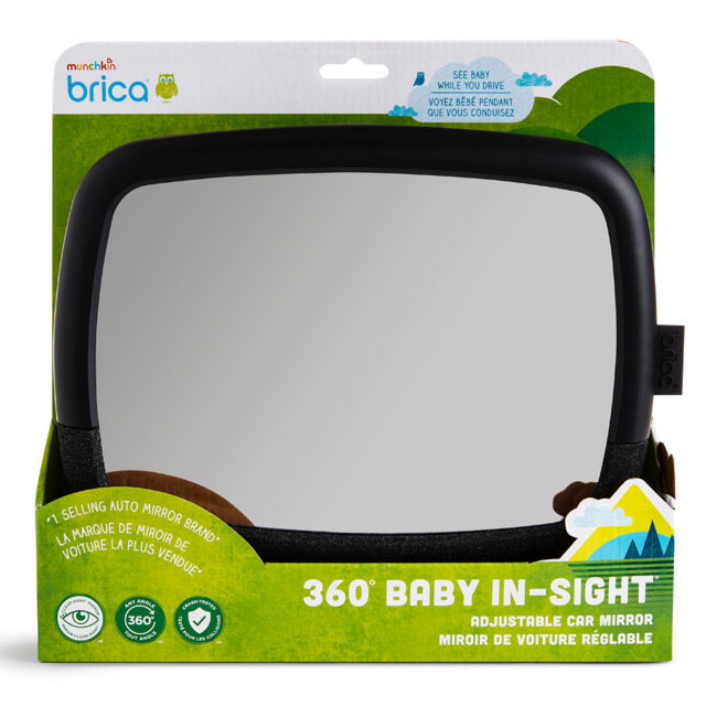 Munchkin 360° Baby In‑Sight Pivot Car Mirror - Luna Baby Store Miami