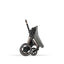 Cybex E-Priam 2 Stroller - Rose Gold/Brown Frame and Soho Grey Seat Pack