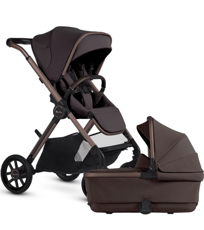 Silver Cross Reef 2 Stroller & Bassinet Bundle - Ganache - Luna Baby Store Miami